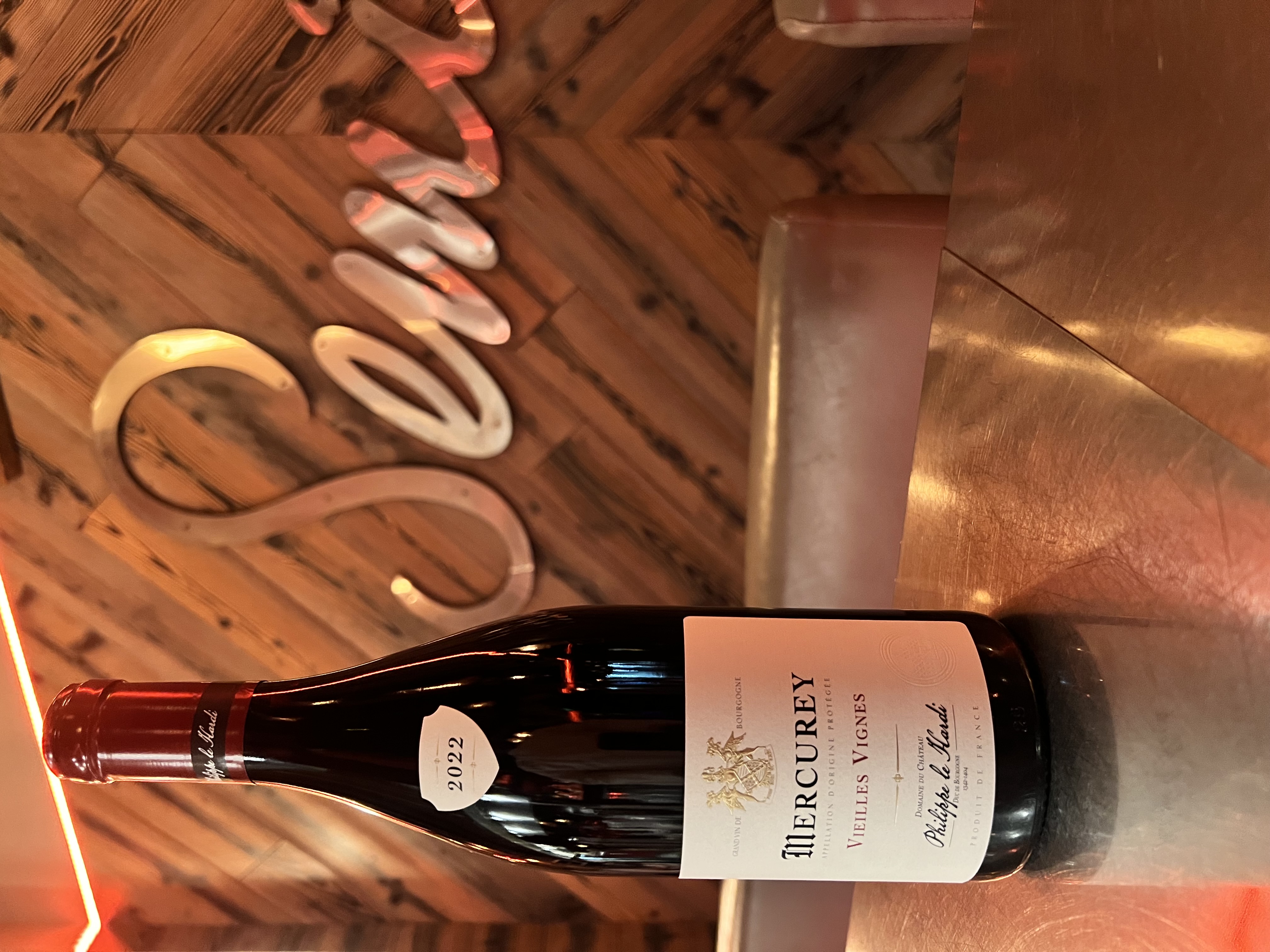 Mercurey “Vieilles Vignes”, Philippe le Hardy, Pinot Noir photo