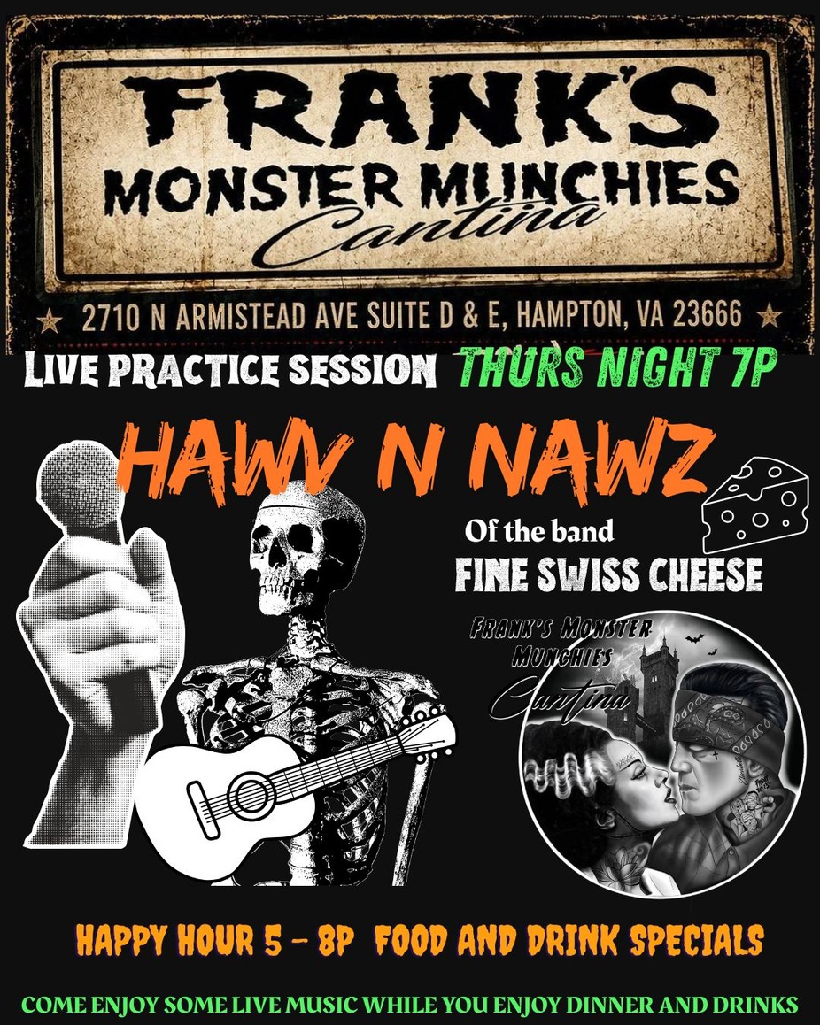 🔥 THURSDAY NIGHTS AT FRANK’S. LIve Music, And adult Board Game night🔥 event photo
