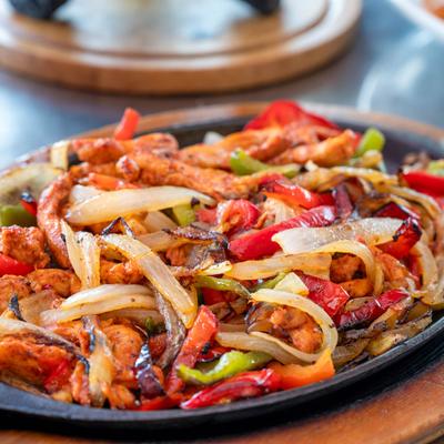 Shrimp Fajitas.
