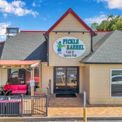 Exterior, view of the pub.