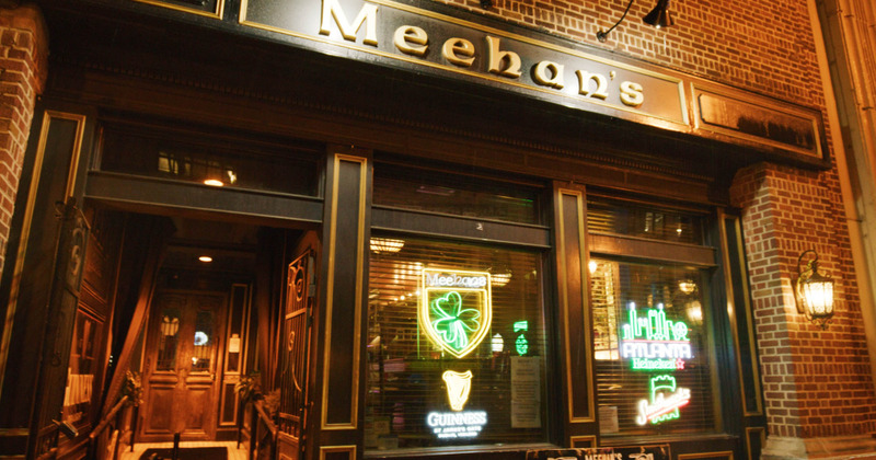 Exterior, Meehans entrance