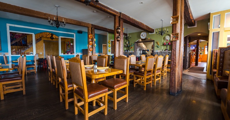 Interior, cozy dining area