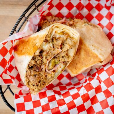 Cuban Wrap, top view.