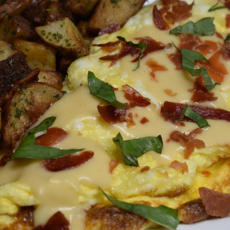 Crispy Prosciutto Omelet photo