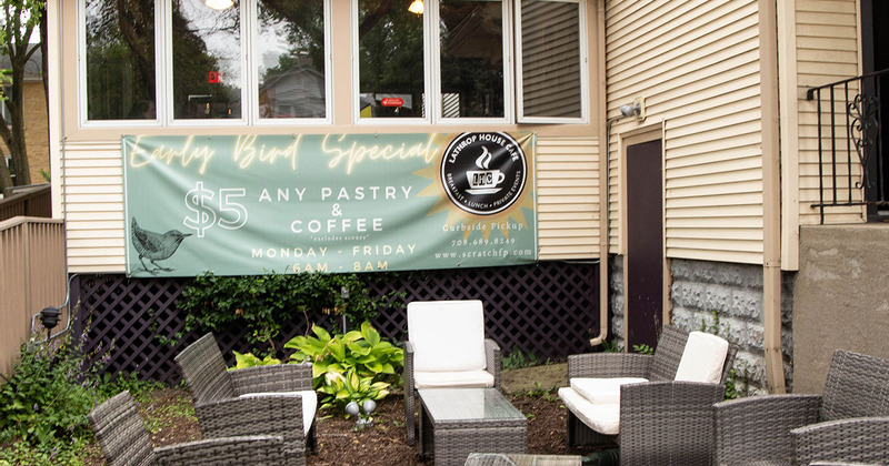 Outdoor seating area