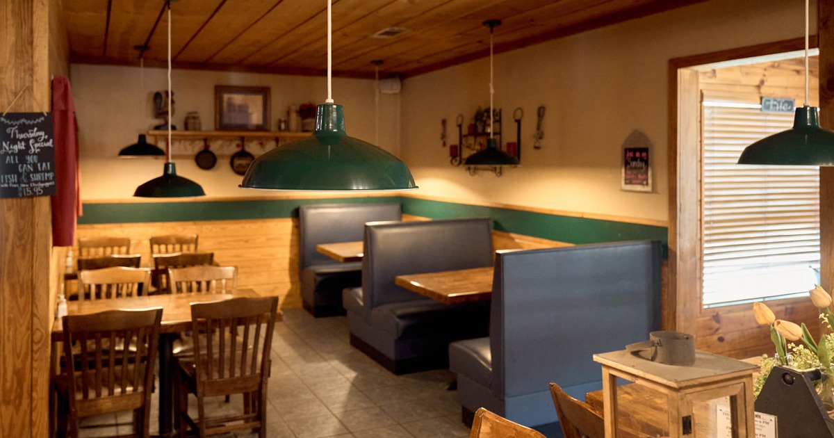 View of a dining area