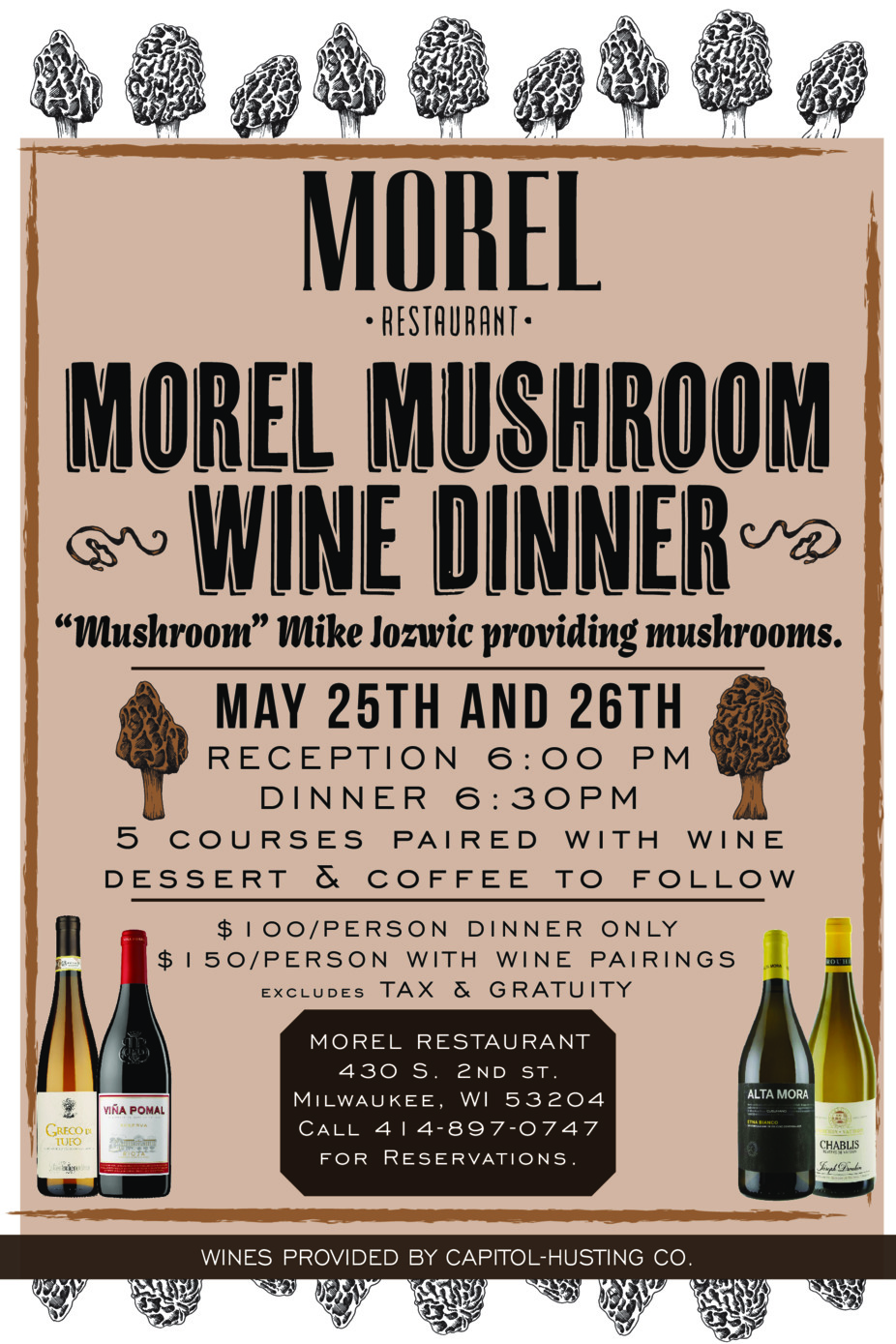 Morel Dinner at Morel! event photo