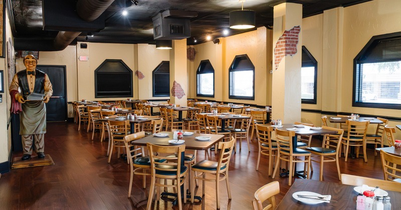 Interior, dining area