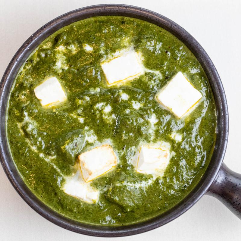 menu item 13 of 16, Saag Paneer