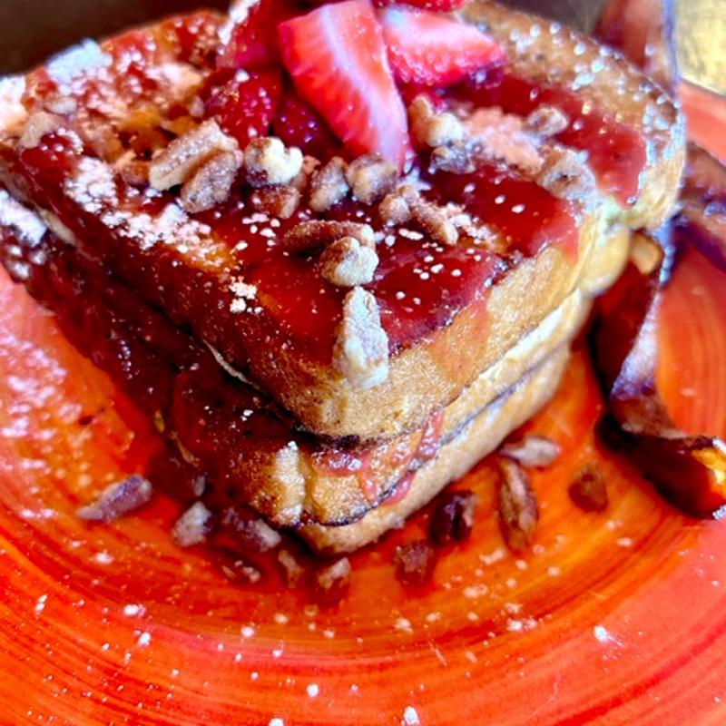 Strawberry Rhubarb French Toast photo