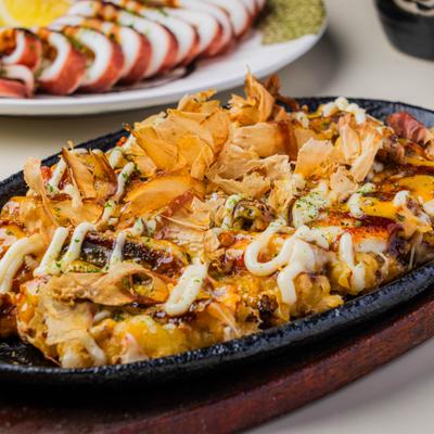 Cheese Steak Okonomiyaki.