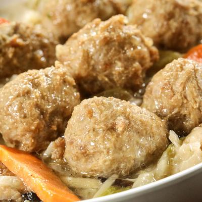 Braised Meatballs.