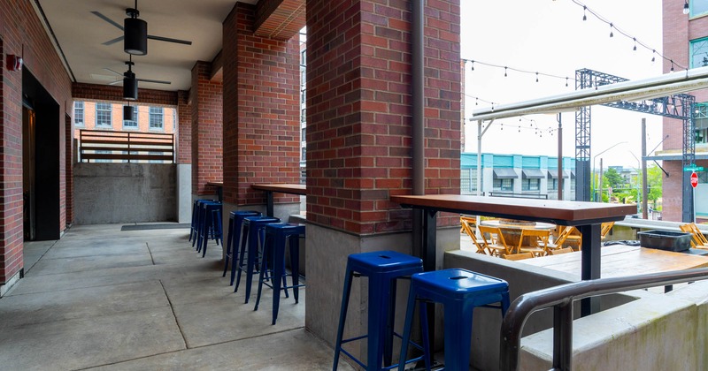 Exterior seating area