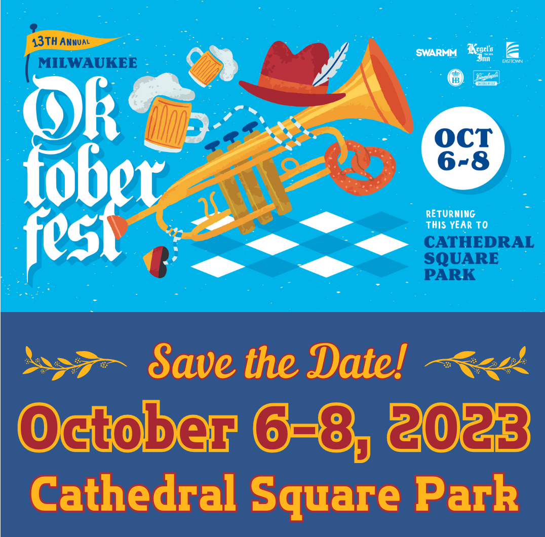 2023 Milwaukee Oktoberfest at Cathedral Square Park October 6-8, 2023
