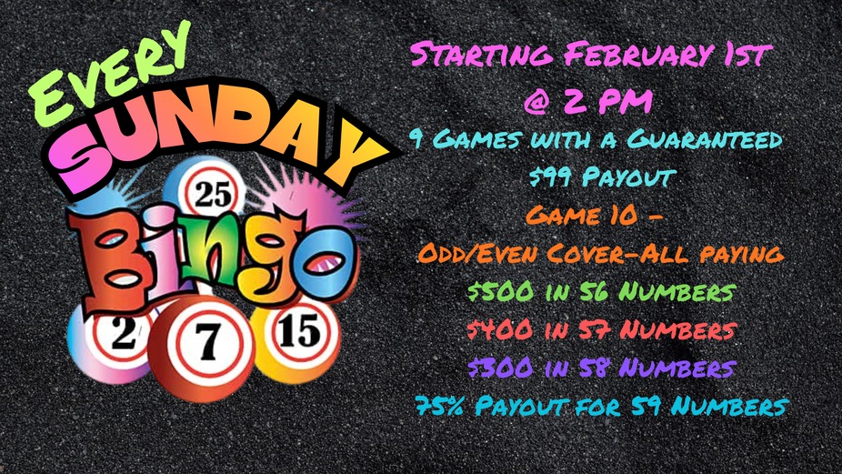 Sunday Bingo event photo
