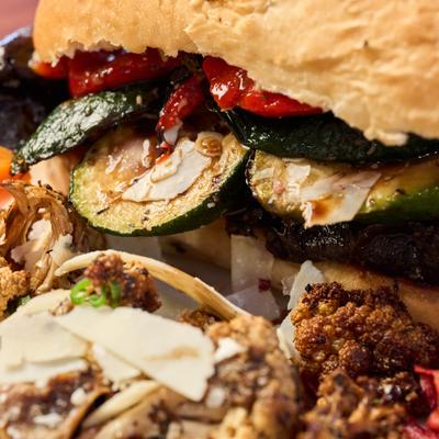 A grilled veggie sub.