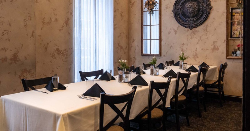 Decorated interior, bar area