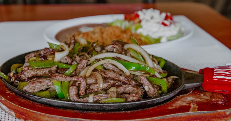Steak fajitas