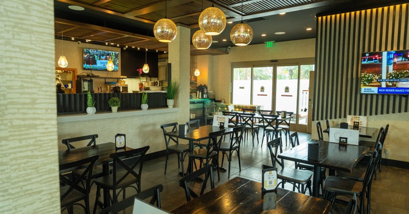 Interior, dining area