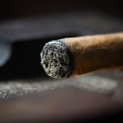 Closeup of a cigar