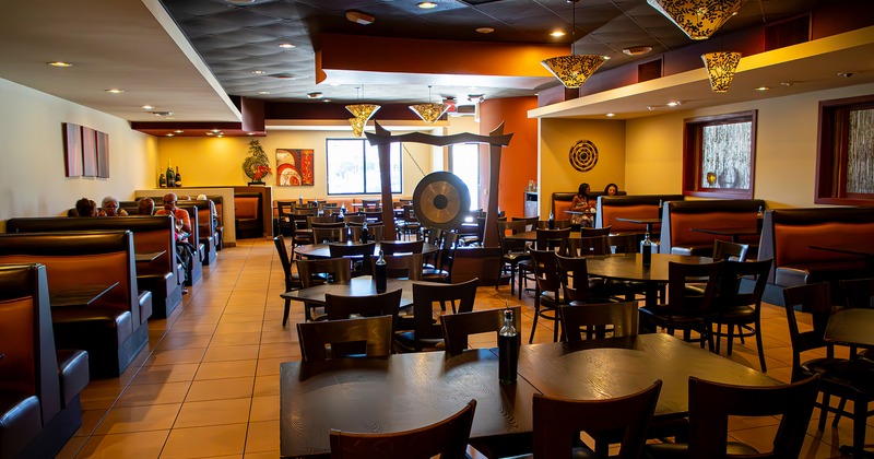 Restaurant interior, dining area