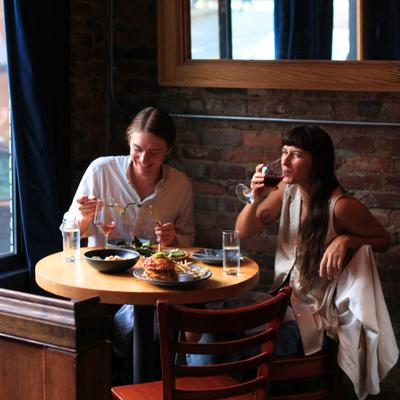 Date Night Dinner at Table.