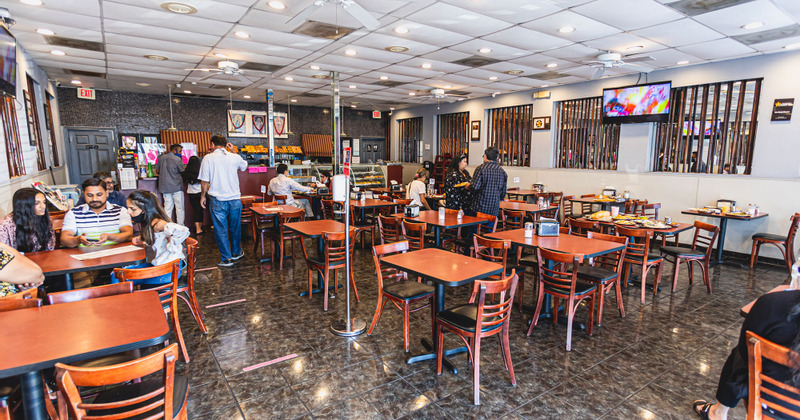 Tables ready for guests