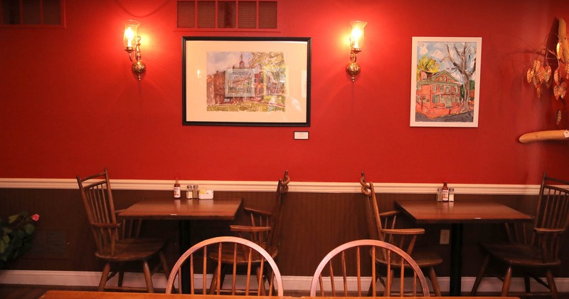 Interior, dining area