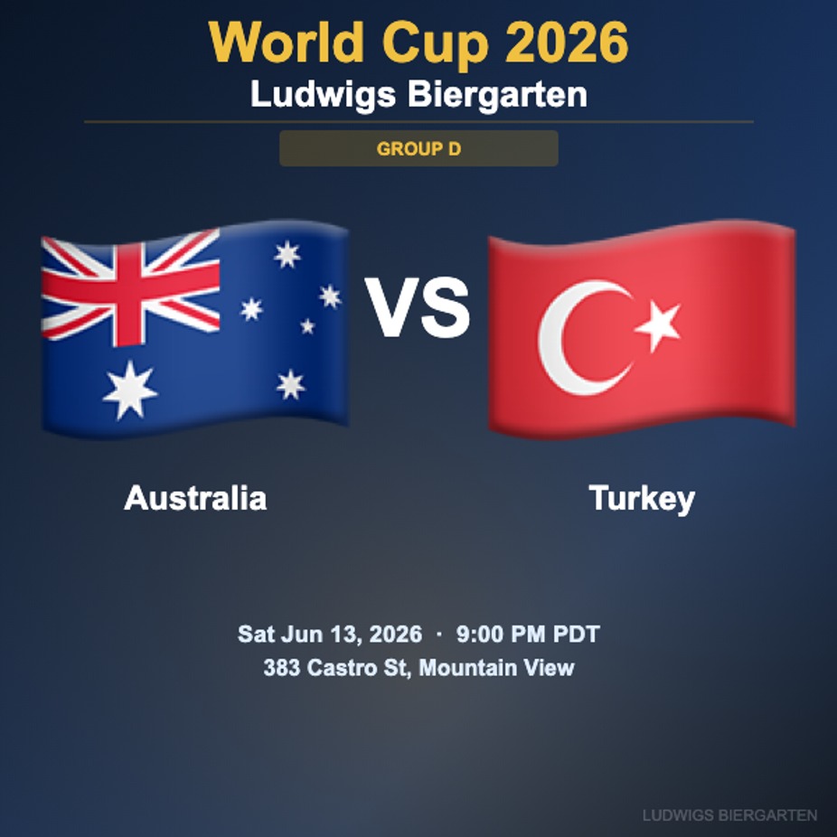 World Cup 2026: Australia vs Turkey | Group D event photo