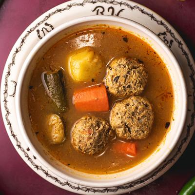 Mexican meatball soup.