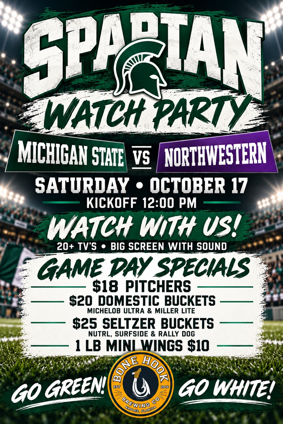 Spartan vs Northwestern Watch Party event photo