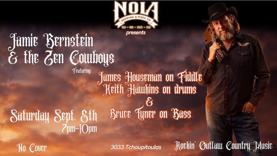 FREE LIVE MUSIC: Jamie Bernstein & The Zen Cowboys event photo