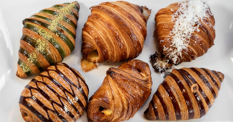 Assorted croissants