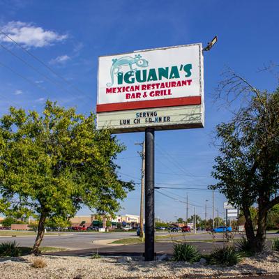 Exterior, restaurant signage.