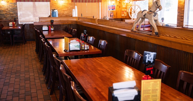 Interior seating area