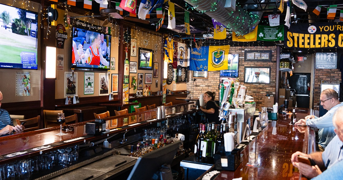 Bar area