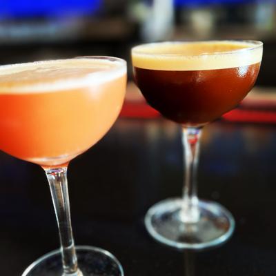 Watermelon Margarita  and Espresso Martini.