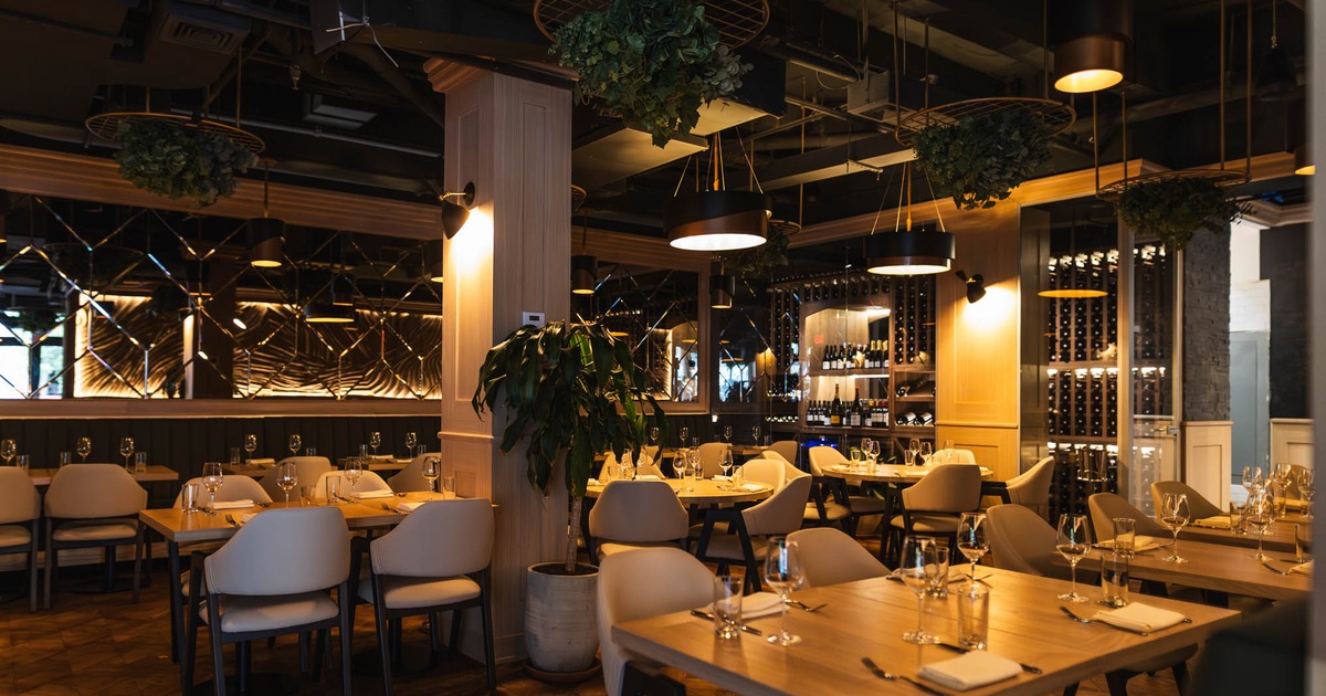 Interior, dining area