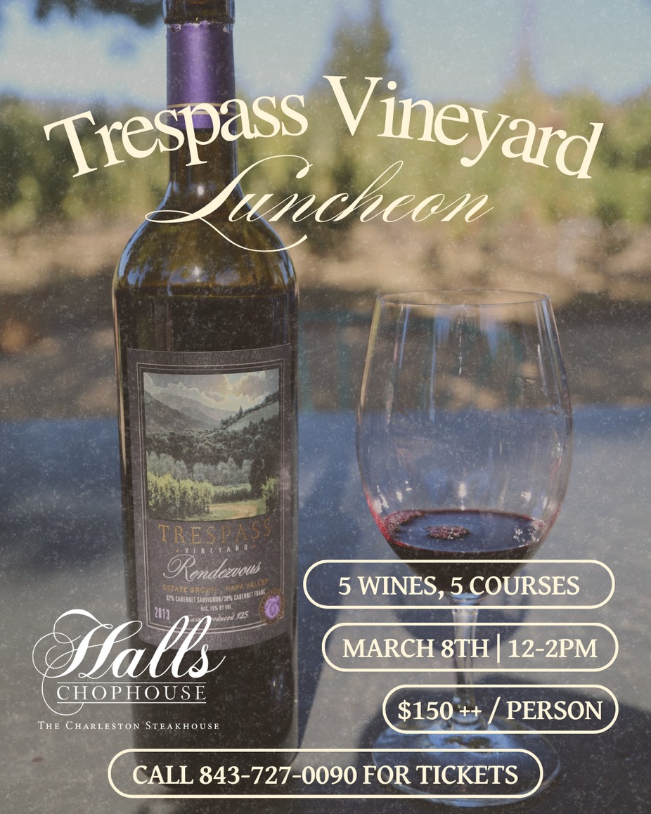 Trespass Wine Pairing Lunch event photo