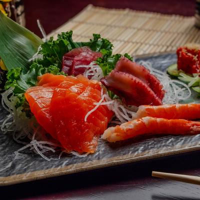Sashimi platter.