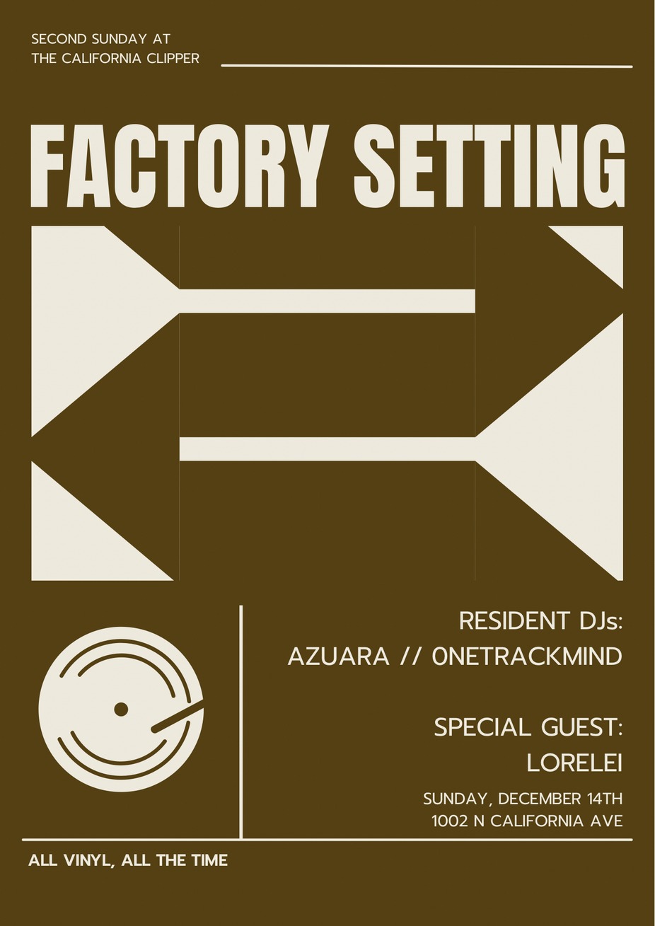 Factory Setting event photo