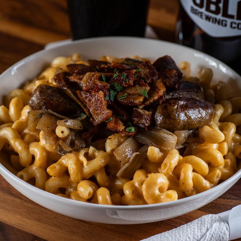Beer, Brat, & Bacon Mac photo