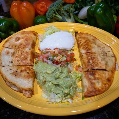 Fajita Quesadilla plate.