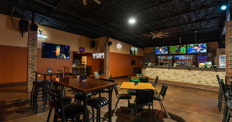 Interior, dining and bar area