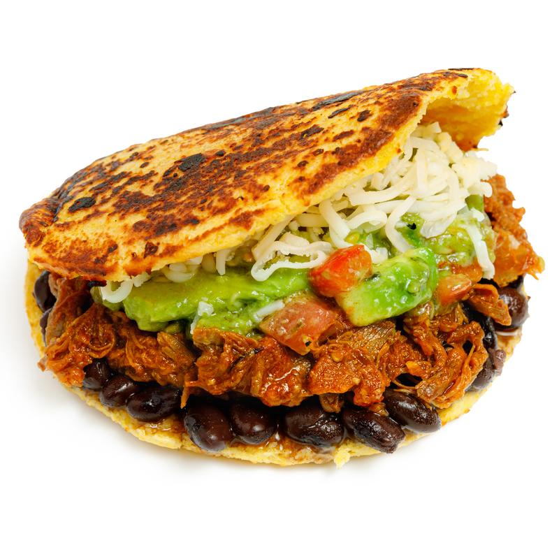 Guasaca Shredded Beef Arepa photo