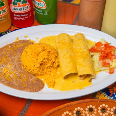 The enchilada plate.