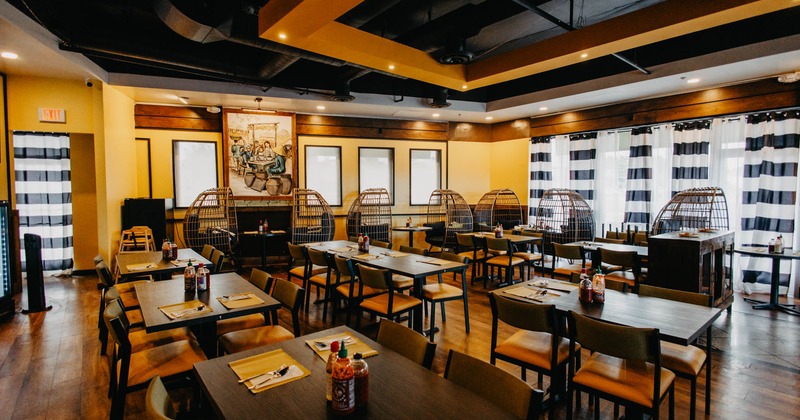 Interior seating area