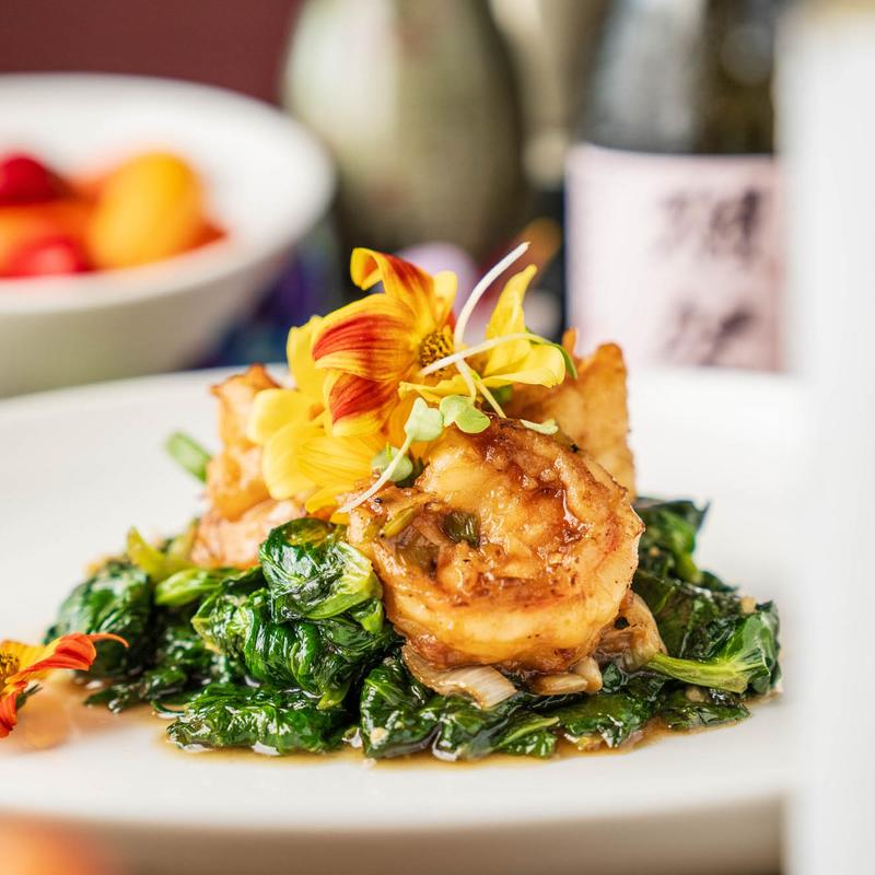 Shrimp with Snow Peas photo