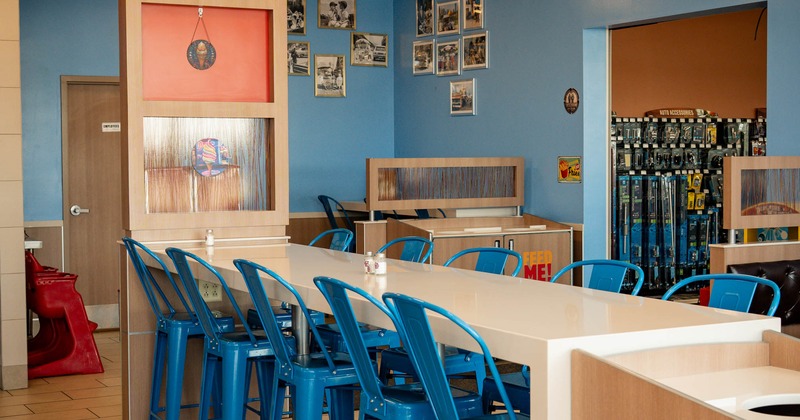 Interior seating space