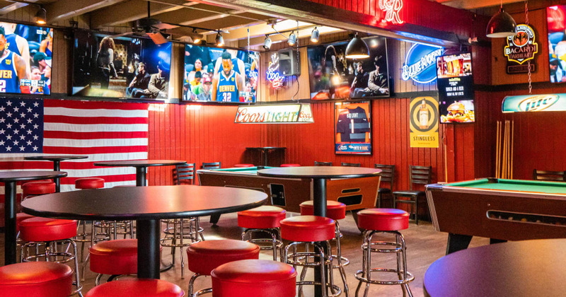 Interior, main seating area